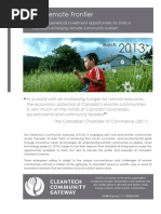 Download The Remote Frontier Exploring beneficial investment opportunities for SMEs in Canadas emerging remote community market by Alia Lamaadar SN128945207 doc pdf