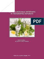 Plantele medicinale importante în tratamentele naturiste - ediția a III-a