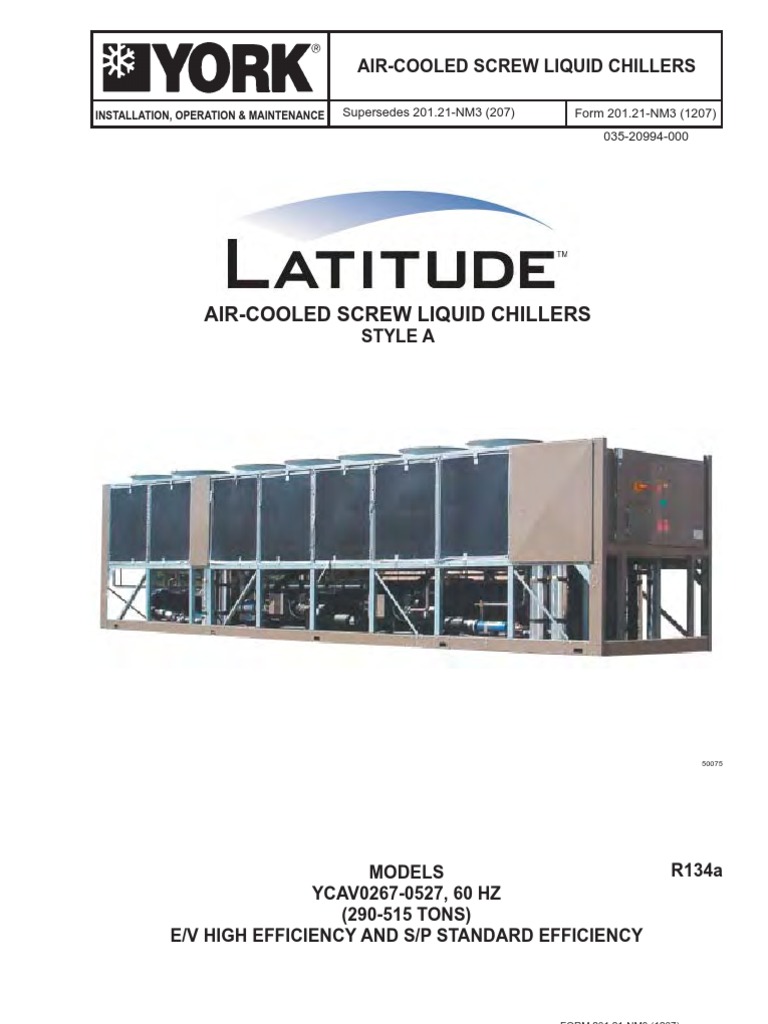 York Chiller O & M.pdf Gas Compressor Engineering Prueba gratuita