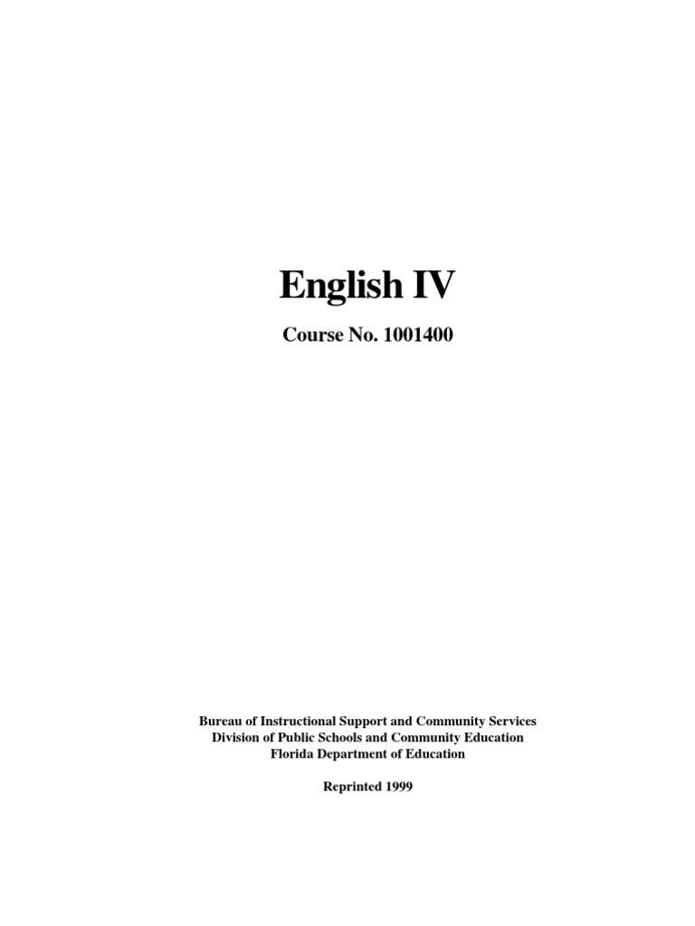 English IV image