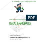 Manual de Refrigeracion Muy Buena de Los Emjores Tecnicos Junior