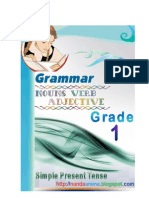 Contextual Learning English, Grammar, Simple Present Tense, GRADE 1 With Key