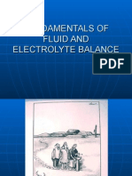 Fundamentals of Fluid and Electrolyte Balance