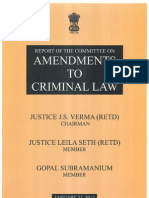  Justice Verma Committee (JVC) Report