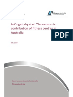 Deloitte Access Economics - The Economic Contribution of Fitness Centres in Australia (2012)