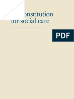 Demos 2020 a Constitution for Social Care