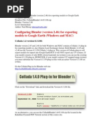 Download Configuring Blender for Google Earth by maria SN12897994 doc pdf