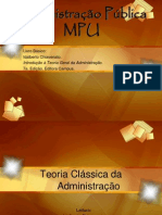 MPU Adm Publ 1 e 2 Características das org form modernas