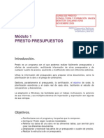 Curso Presto presupuestos