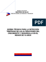 Deteccion Tempranadelas Alteracionesdel Crecimientoy Desarrolloenel Menorde 10 Anos