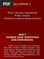 Download Bab5SumberDayaKomputasiDanKomunikasibyChelseaSampsonSN128995613 doc pdf