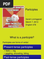 Participle Lesson 478