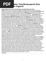 Download Jurnal Faktor Faktor Yang Mempengaruhi Stres Pada Mahasiswa Tingkat III by Ceci Rosadi Putra SN129012426 doc pdf