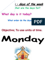 What Are The Days For?