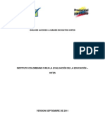 Guia de Acceso A Base de Datos Icfes PDF