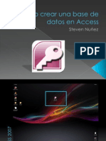 Como Crear Una Base Datos