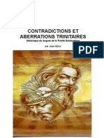 Contradictions Et Aberrations Trinitaires
