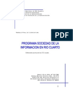 2005-PROGRAMA SOCIEDAD DE LA INFORMACION EN RIO CUARTO