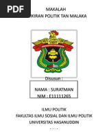 Download Tugas 4 - Pemikiran Politik Tan Malaka by SuratmanAlimuddin SN129035219 doc pdf