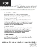 Doa Majlis Penyampaian Hadiah 2012