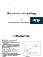 3rd Lecture On Skeletal Muscle Physiology by DR - Roomi