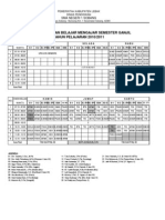 Jadwal Kegiatan Belajar Mengajar Semester Ganjil TAHUN PELAJARAN 2010/2011