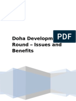 Doha Development Round - Issues and Benefits