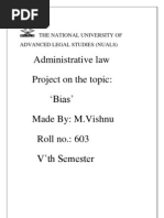 Download Bias Administrative law by Vishnu Manoharan Chettiar SN129074826 doc pdf