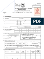 Non-Test/Departmental Test Courses Only