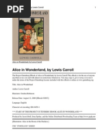 Download Lewis Carroll - Alice in Wonderland by Alex SN12908128 doc pdf