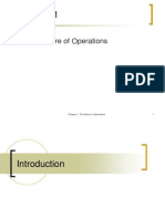 Chapter 1: The Nature of Operations 1