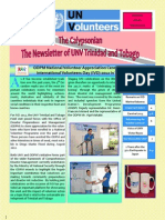 First issue of UNV Trinidad and Tobago newsletter