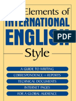 The Elements of International English Style - Manteshwer