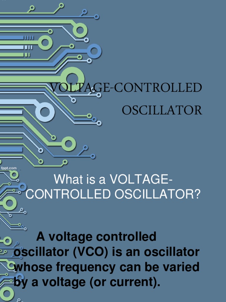 VoltageControlled Oscillator PDF