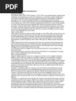 Download Old Town White Coffee Marketing Plan by Avneel Nalina SN129087490 doc pdf