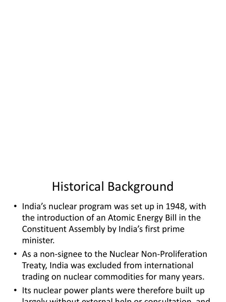 Overview of India's Nuclear Program | PDF | Nuclear Power | Nuclear Weapons