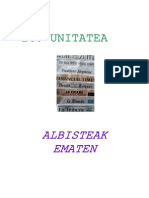 Unitate Didaktikoa - ALBISTEAK EMATEN