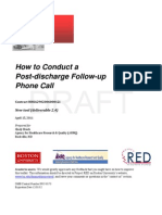 How To Conduct A Post-Discharge Follow-Up Phone Call 4.15.11