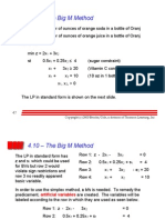 4.10 - The Big M Method