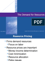 Chap012 the Demand for Resources