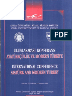 Uluslar Arasi Konferans Atatürk Ve Modern Türki̇ye