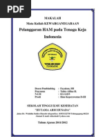 Download Makalah Pelanggaraan HAM Terhadap Tenaga Kerja Indonesia by Vanda Ayu SN129100242 doc pdf