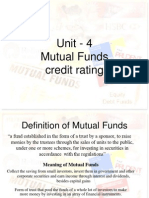 Unit - 4 Mutual Funds Credit Rating