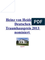 Heinz von Heiden für Deutschen Traumhauspreis 2013 nominiert PDF