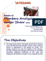 Beton Prategang: Members Analysis Under Shear