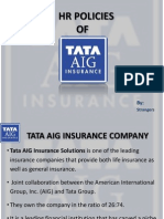 HR Policy Edited of TATA AIG