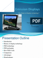 The Future of Display Technology?: Prepared By: Sajith - B E6 CAS Mallappally