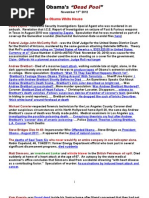 Obama's Dead Pool