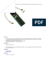 Serial Port Programmer For 8/18/28/40 Pin Pic Microcontrollers and I2C Eeproms + Icsp Connector and Cable