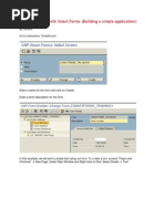 Getting Started With Smart Forms (Building A Simple Application)